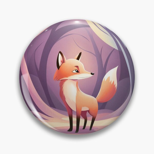 Item preview, Whimsical Fox. Fantasy cute fox, magical forest, enchanting woodland, vintage fox designed and sold by FoxVibes.