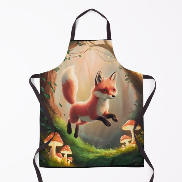 Artikelvorschau, Wunderlicher Fuchs. Niedlicher Fantasiefuchs, magischer Wald, zauberhaftes Waldland, Vintage-Fuchs entworfen und verkauft von FoxVibes.