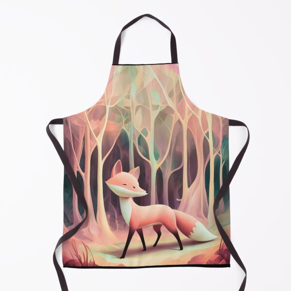Item preview, Whimsical Fox. Fantasy cute fox, magical forest, enchanting woodland, vintage fox designed and sold by FoxVibes.