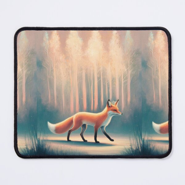 Item preview, Whimsical Fox. Fantasy cute fox, magical forest, enchanting woodland, vintage fox designed and sold by FoxVibes.