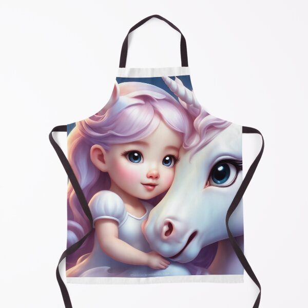 Item preview, Cute Unicorn Hugging Baby Unicorn Cartoon Vector Icon Illustration designed and sold by hjian8219.