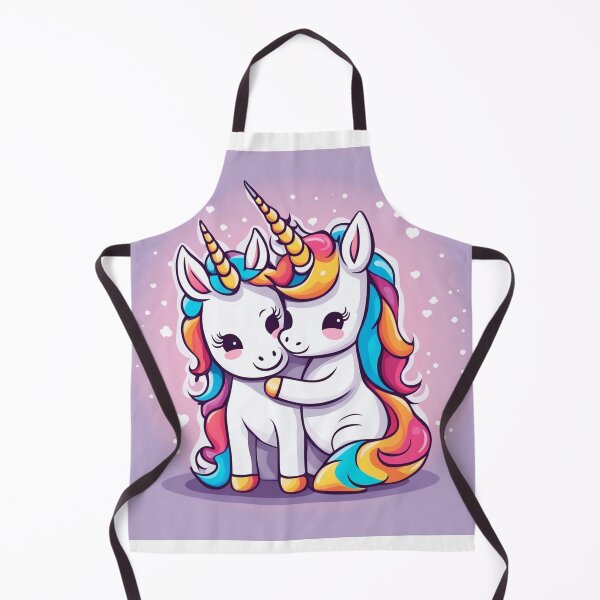 Item preview, Cute Unicorn Hugging Baby Unicorn Cartoon Vector Icon Illustration designed and sold by hjian8219.