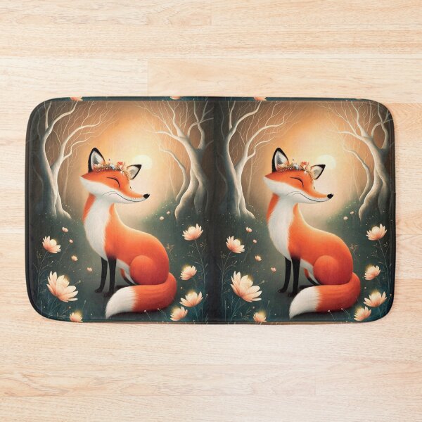 Item preview, Whimsical Fox. Fantasy cute fox, magical forest, enchanting woodland, vintage fox designed and sold by FoxVibes.