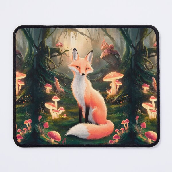 Item preview, Whimsical Fox. Fantasy cute fox, magical forest, enchanting woodland, vintage fox designed and sold by FoxVibes.