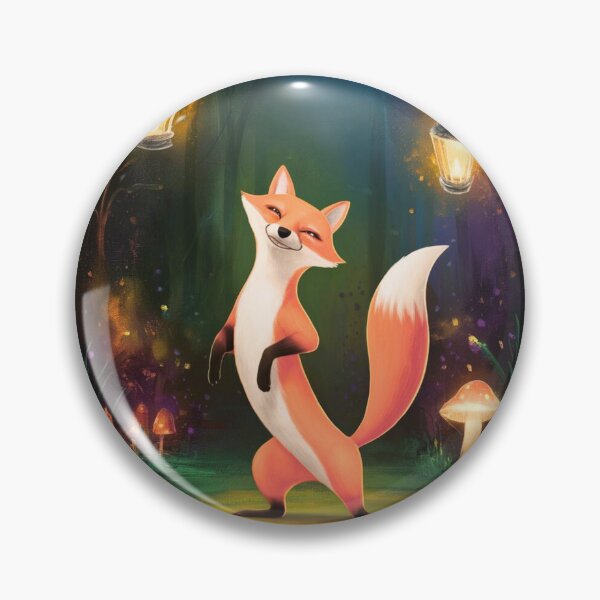 Item preview, Whimsical Fox. Fantasy cute fox, magical forest, enchanting woodland, vintage fox designed and sold by FoxVibes.