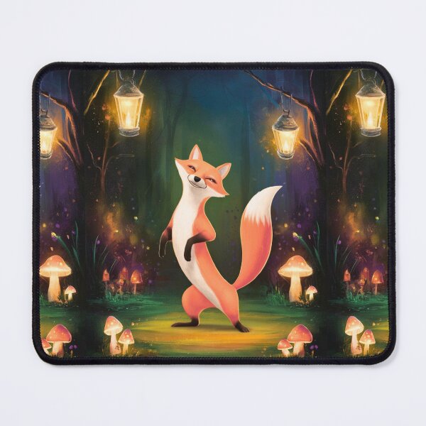 Item preview, Whimsical Fox. Fantasy cute fox, magical forest, enchanting woodland, vintage fox designed and sold by FoxVibes.