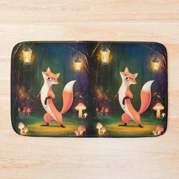 Item preview, Whimsical Fox. Fantasy cute fox, magical forest, enchanting woodland, vintage fox designed and sold by FoxVibes.