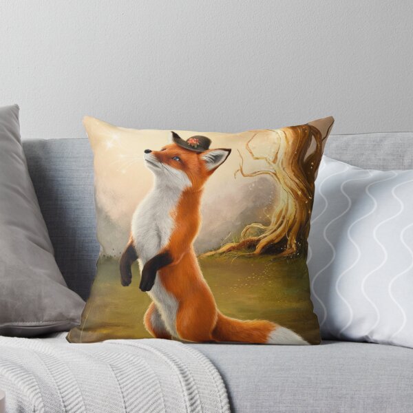 Item preview, Whimsical Fox. Fantasy cute fox, magical forest, enchanting woodland, vintage fox designed and sold by FoxVibes.