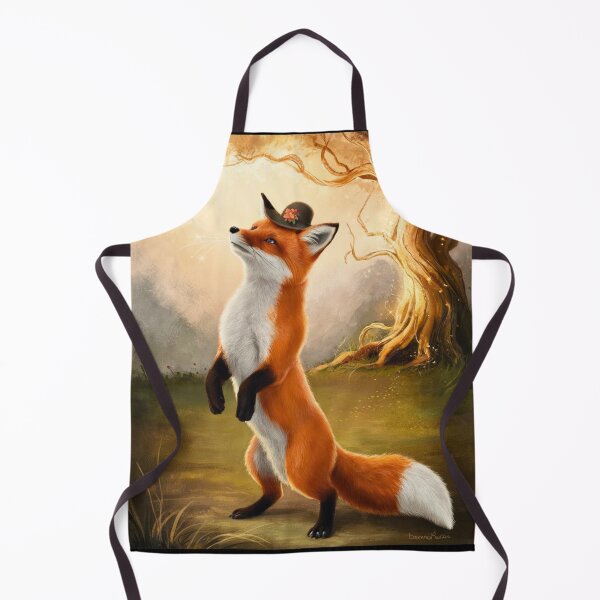 Item preview, Whimsical Fox. Fantasy cute fox, magical forest, enchanting woodland, vintage fox designed and sold by FoxVibes.