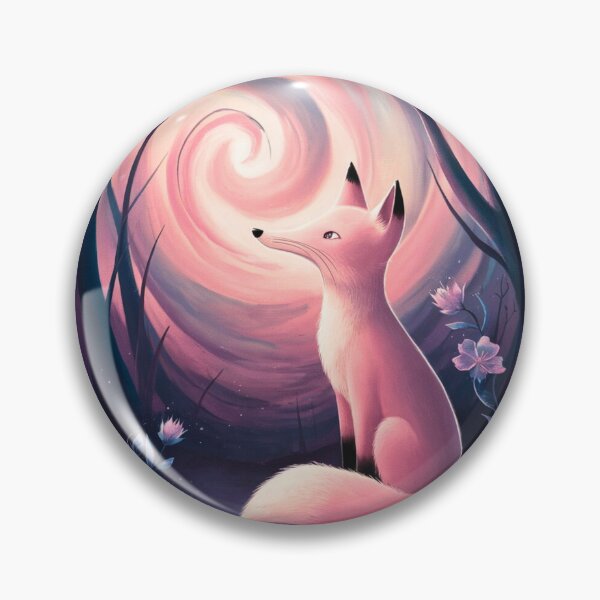Item preview, Whimsical Fox. Fantasy cute fox, magical forest, enchanting woodland, vintage fox designed and sold by FoxVibes.