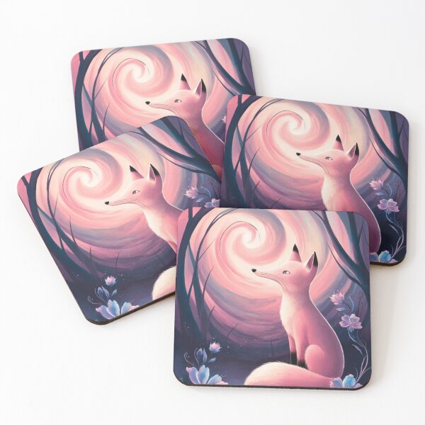 Item preview, Whimsical Fox. Fantasy cute fox, magical forest, enchanting woodland, vintage fox designed and sold by FoxVibes.