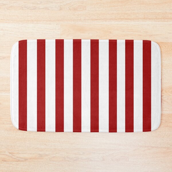 Item preview, Vertical wide and thick stripe fashion red and white colors designed and sold by Carlos Gudino.