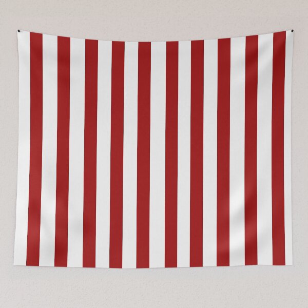 Item preview, Vertical wide and thick stripe fashion red and white colors designed and sold by Carlos Gudino.