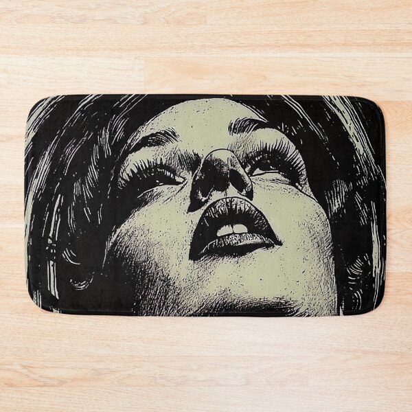 Item preview, Up - abstract retro style sketch of a woman looking up designed and sold by UmagineArts.