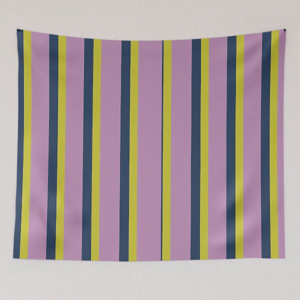 Item preview, Vertical wide and thick stripe fashion pink blue and yellow colors designed and sold by Carlos Gudino.
