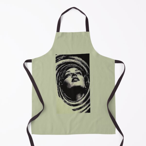 Item preview, Up - abstract retro style sketch of a woman looking up designed and sold by UmagineArts.