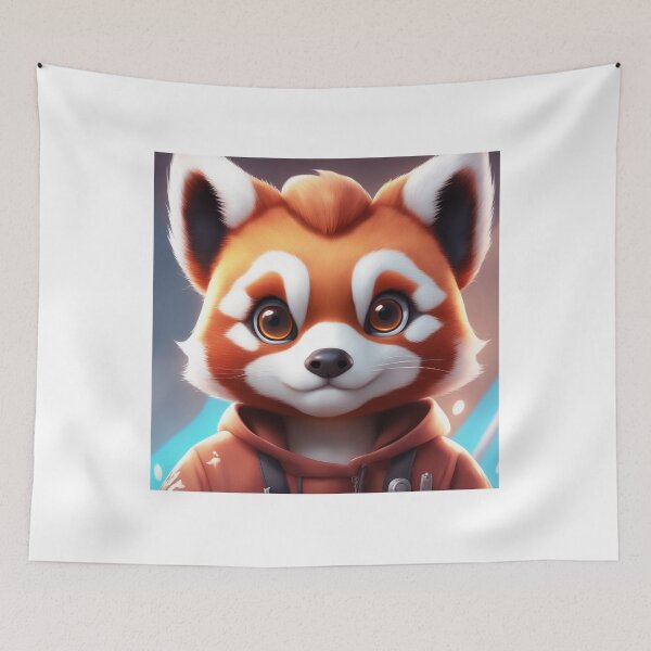 Item preview,  Cute Red Panda Gaming Cartoon Vector Icon Illustration designed and sold by hjian8219.