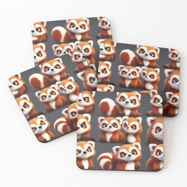 Item preview,  Cute Red Panda Gaming Cartoon Vector Icon Illustration designed and sold by hjian8219.