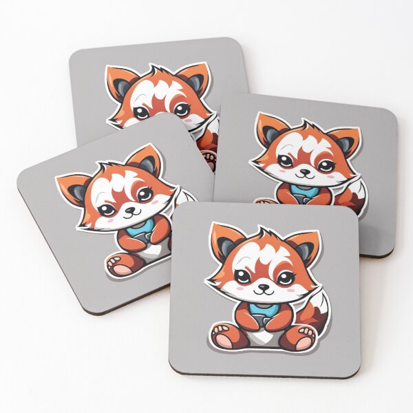 Item preview,  Cute Red Panda Gaming Cartoon Vector Icon Illustration designed and sold by hjian8219.