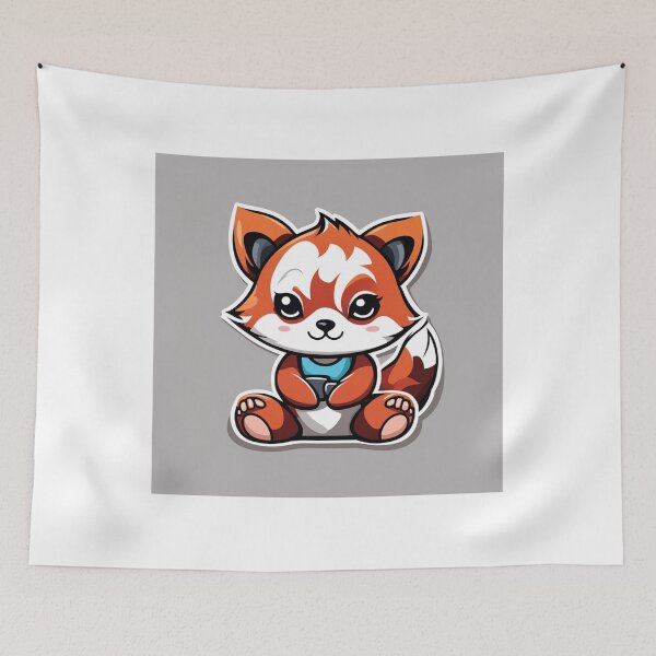 Item preview,  Cute Red Panda Gaming Cartoon Vector Icon Illustration designed and sold by hjian8219.