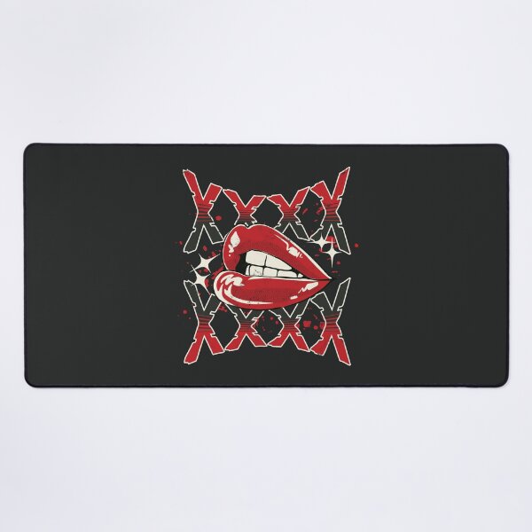 Item preview, XXXXXXXX Hot Lips - Red & Jet designed and sold by ORuaircDesigns.