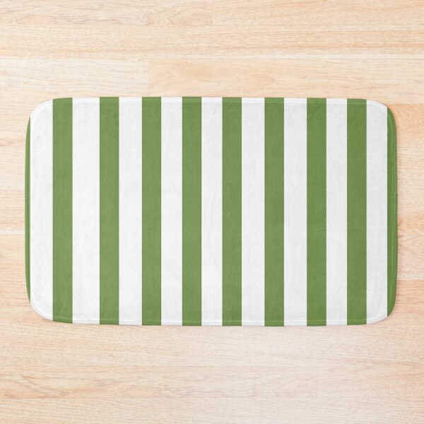 Item preview, Vertical wide and thick stripe fashion green and white colors designed and sold by Carlos Gudino.