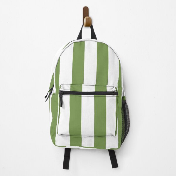 Item preview, Vertical wide and thick stripe fashion green and white colors designed and sold by Carlos Gudino.