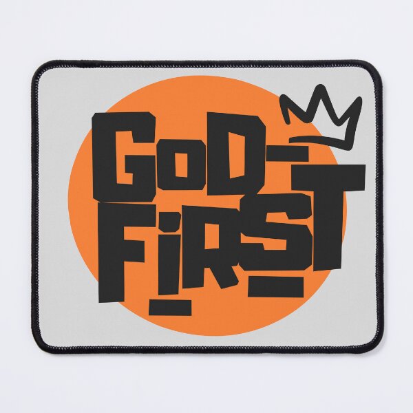 Item preview, God First, Love Jesus Inspirational Design designed and sold by Rosettebtq.