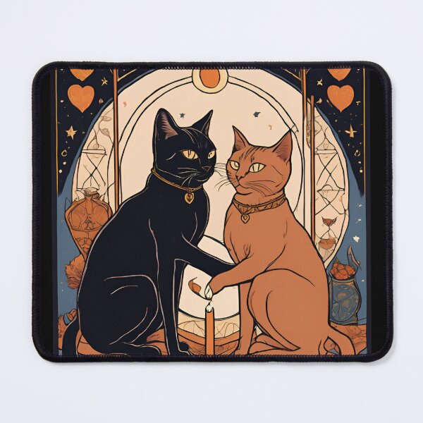 Item preview, Witchcraft Tarot Cats Kitty Magic Design  designed and sold by SZPdezigns.
