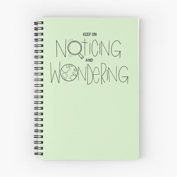 Item preview, Noticing & Wondering (Black) designed and sold by EmiMills.