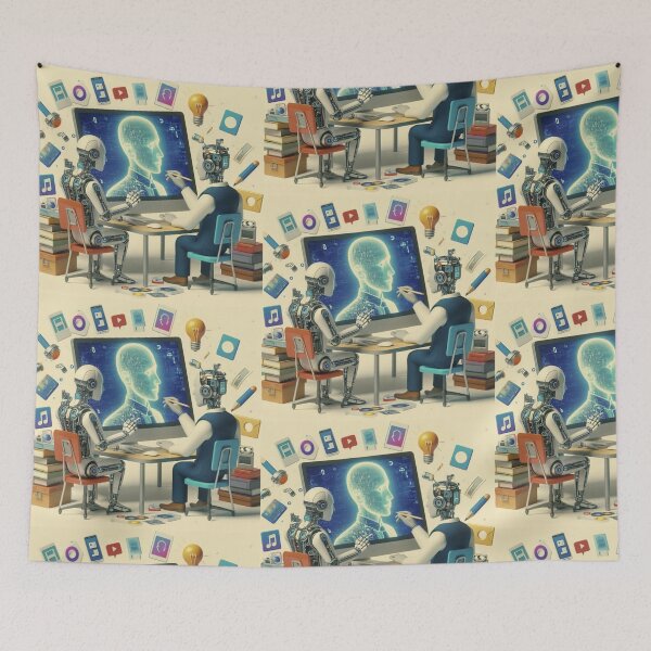 Item preview, AI Partner: A Glimpse into Tomorrow's Relationships designed and sold by choder61.