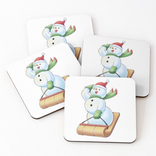 Item preview, Snowman Sledding  designed and sold by Bootsin.