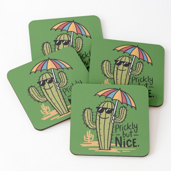 Item preview, cactus holding an umbrella designed and sold by iglo.