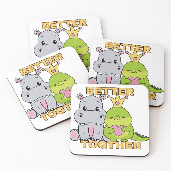 Item preview, Better Together: Hippo and Crocodile designed and sold by Ren Li.