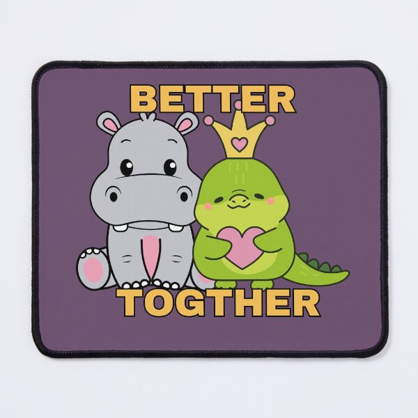 Item preview, Better Together: Hippo and Crocodile designed and sold by Ren Li.