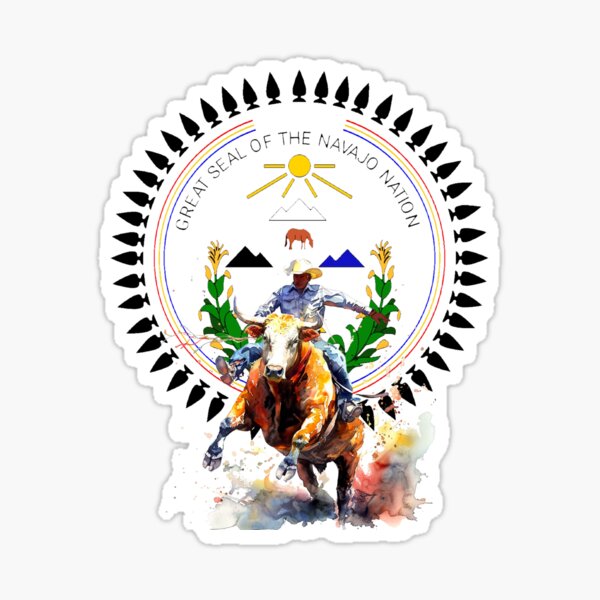 Item preview, Navajo Nation Bullrider  designed and sold by NativeGraffix.