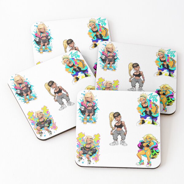 Item preview, Pack of 5 Beautiful Ghetto Girls Stickers designed and sold by InkwiseIA.