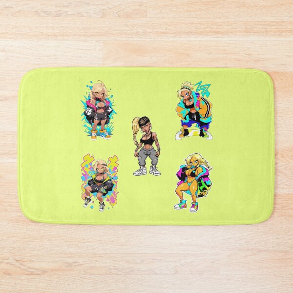 Item preview, Pack of 5 Beautiful Ghetto Girls Stickers designed and sold by InkwiseIA.