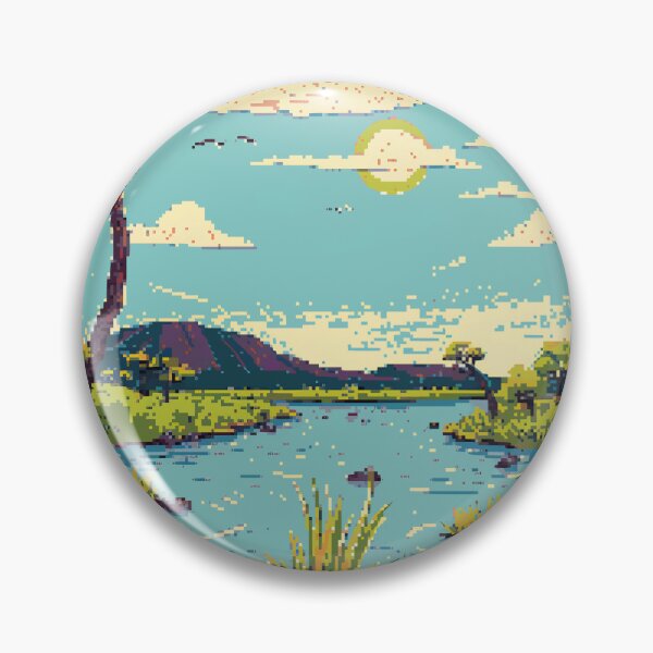 Item preview, Pixel Okavango Delta Oasis designed and sold by NaturePixel.