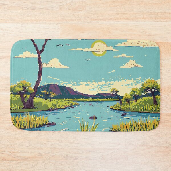 Item preview, Pixel Okavango Delta Oasis designed and sold by NaturePixel.