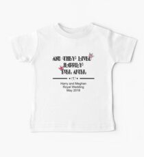 Royal Wedding 2018 Harry and Meghan Royal Wedding Baby Tee
