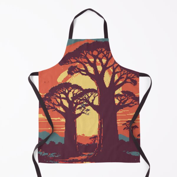 Item preview, Pixel Baobab Trees Majesty designed and sold by NaturePixel.