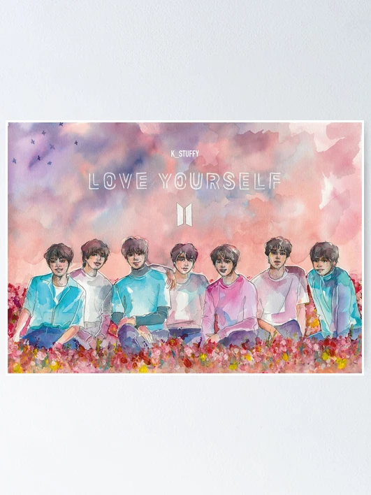男性タレント BTS LoveYourself Art Print BTS Love Yourself Art Print Set | Hot Topic