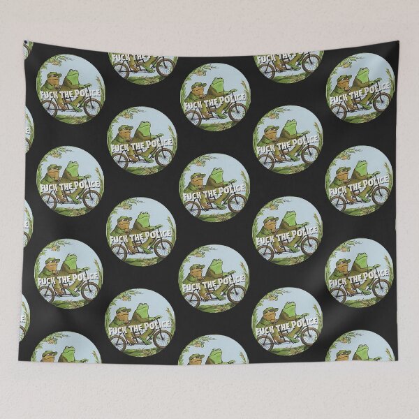 Item preview, Frog And Toad F The Police T-Shirt and Sticker designed and sold by DiverseDazzle.