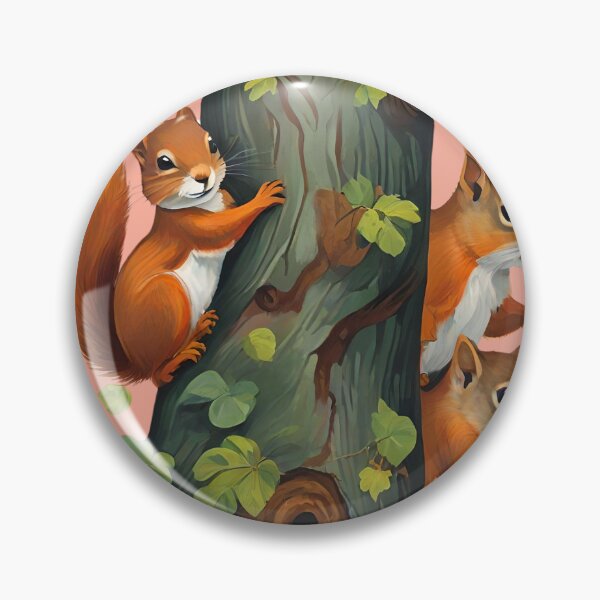 Item preview, Squirrels on the tree designed and sold by Ciervo Primavera.
