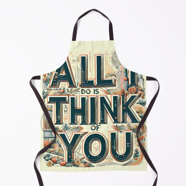 Item preview, think of you, typography designed and sold by maxmaj.