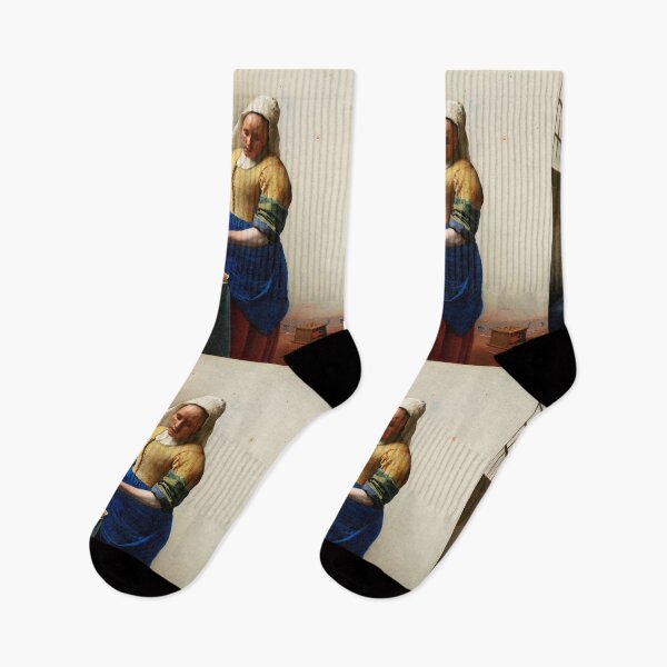 Item preview, The Milkmaid (ca. 1660) by Johannes Vermeer. Original from The Rijksmuseum. designed and sold by Jacqueline Huizenga.