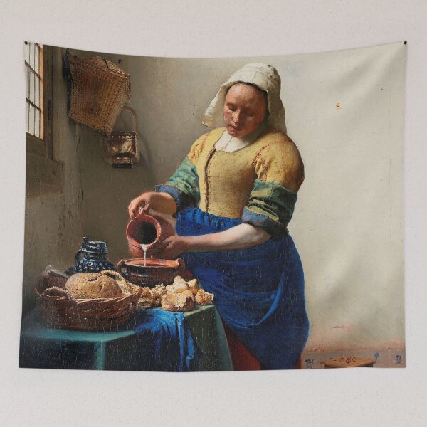 Item preview, The Milkmaid (ca. 1660) by Johannes Vermeer. Original from The Rijksmuseum. designed and sold by Jacqueline Huizenga.