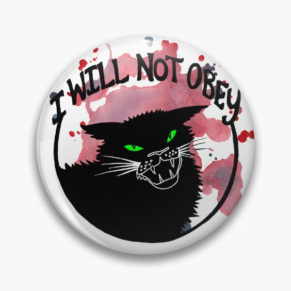 Item preview, Cat Will Not Obey! (For a white background) designed and sold by tygersandtea.