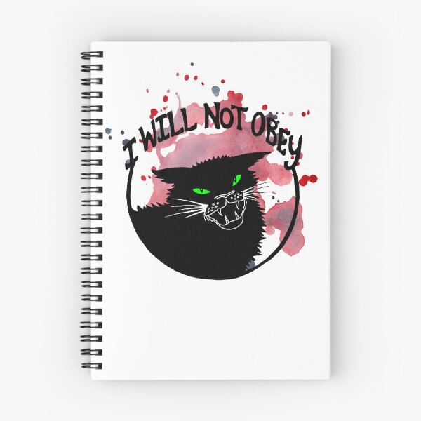 Item preview, Cat Will Not Obey! (For a white background) designed and sold by tygersandtea.